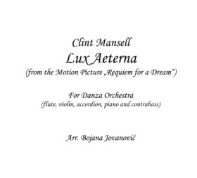 Lux Aeterna (Requiem for a dream) - Sheet Music