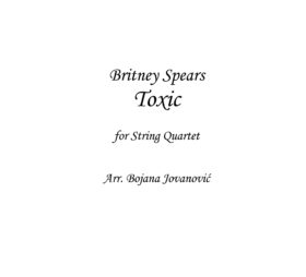 Toxic (Britney Spears) - Sheet Music