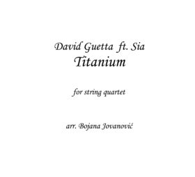 Titanium (David Guetta ft Sia) - Sheet Music