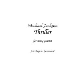 Thriller (Michael Jackson) - Sheet Music