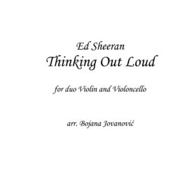 Thinking out loud (Ed Sheeran) - String Duo sheet music