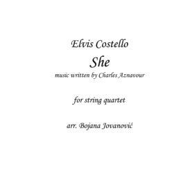 She (Elvis Costello) - Sheet Music