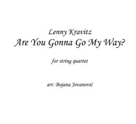 Are you gonna go my way? (Lenny Kravitz) - Sheet Music