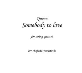 Somebody to love (Queen) - Sheet Music