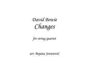 Changes (David Bowie) - Sheet Music