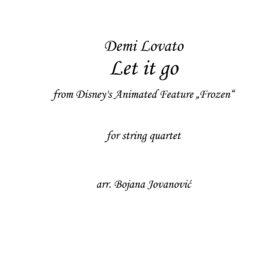 Let it go (Disney's Frozen) - Sheet Music