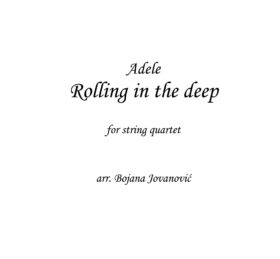 Rolliing in the deep (Adele) - Sheet Music