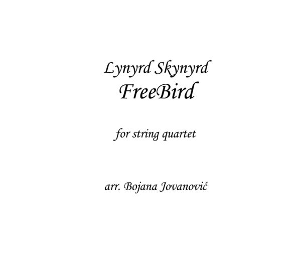 Freebird (Led Zeppelin) - Sheet Music