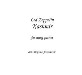 Kashmir (Led Zeppelin) - Sheet Music