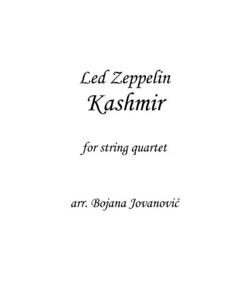 Kashmir (Led Zeppelin) - Sheet Music