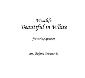 Beautiful in White (Westlife) - Sheet Music