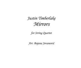 Mirrors (Justin Timberlake) - Sheet Music