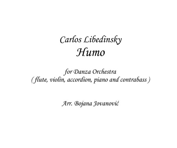 Humo (Carlos Libedinsky) - Sheet Music