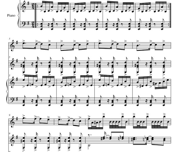 Fracanapa Sheet music (Astor Piazzolla)