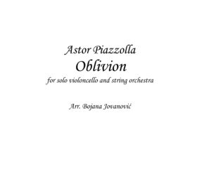 Oblivion Sheet music (Astor Piazzolla)