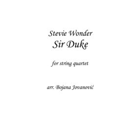 Sir Duke (Stevie Wonder) - Sheet Music