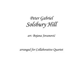 Solsbury Hill (Peter Gabriel) - Sheet Music