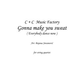 Gonna make you sweat (C+C Music Factory) - Sheet Music