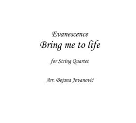 Bring me to life (Evanescence) - Sheet Music