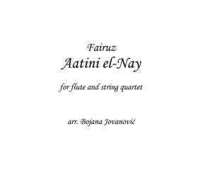 Aatini el-Nay (Fairuz) - Sheet Music