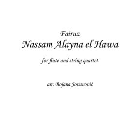 Nassam ALayna el Hawa (Fairuz) - Sheet Music