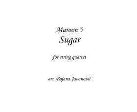 Sugar (Maroon 5) - Sheet Music