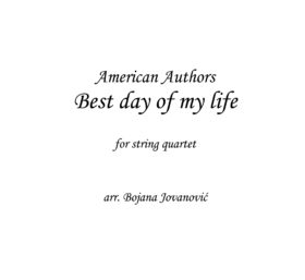 Best day of my life (American Authors) - Sheet Music