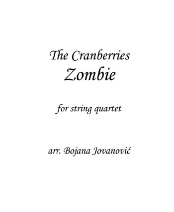 Zombie (The Cranberries) - Sheet Music