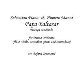 Papa Baltasar (Milonga Candombe) - Sheet Music
