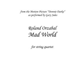 Mad World (Donnie Darko) - Sheet music