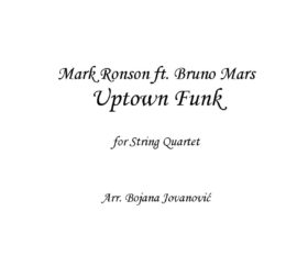 Uptown Funk (Mark Ronson ft Bruno Mars) - Sheet Music