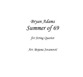 Summer of 69 (Bryan Adams) - Sheet Music