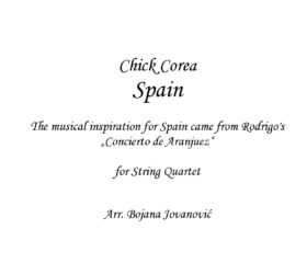 Spain (Chick Corea) - Sheet Music