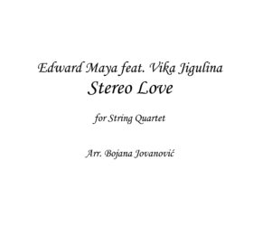 Stereo Love (Edward Maya) - Sheet Music