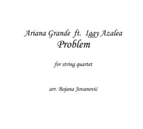 Problem (Ariana Grande) - Sheet Music