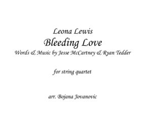 Bleeding Love (Leona Lewis) - Sheet Music