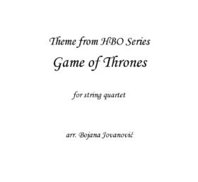 Game of thrones (Ramin Djawadi) - Sheet Music