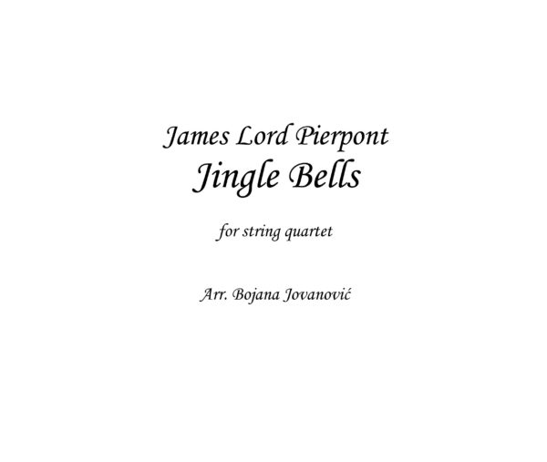 Jingle Bells (Christmas song) - Sheet Music