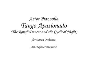 Tango Apasionado Sheet music (Astor Piazzolla)