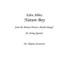 Nature Boy (Moulin Rouge) - Sheet music
