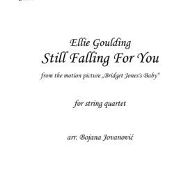 Still falling for you Ellie Goulding Sheet music
