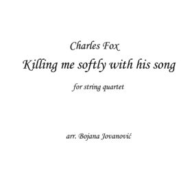 Killing me softly Charles Fox Sheet music