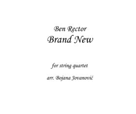 Brand New Ben Rector Sheet music