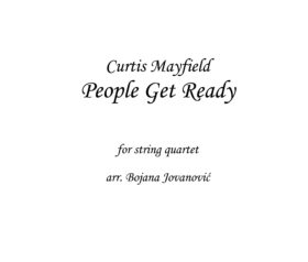 People get ready Curtis Mayfield Sheet music