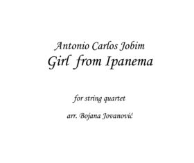 Girl from Ipanema Jobim Sheet music
