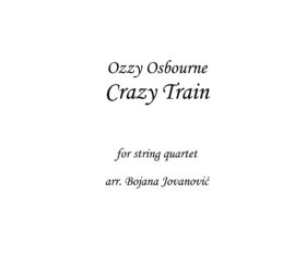Crazy Train Ozzy Osbourne Sheet music