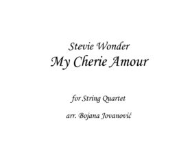 My Cherie Amour Stevie Wonder Sheet music