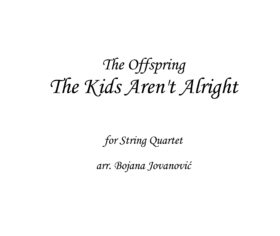 The Kids Aren't Alright The Offspring Sheet music