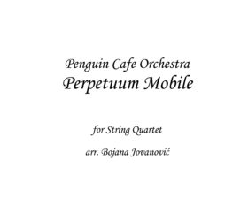 Perpetuum mobile Penguin Cafe Orchestra Sheet music