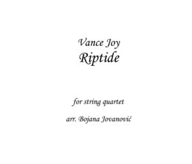 Riptide Vance Joy Sheet music
